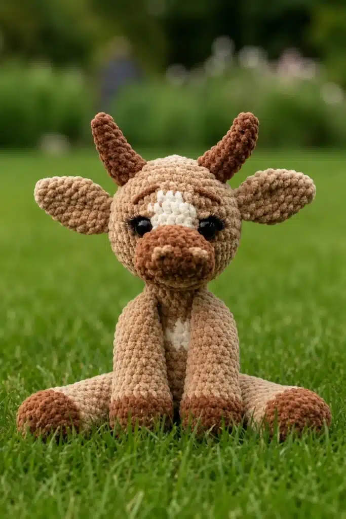 amigurumi bull calf pattern - featured image