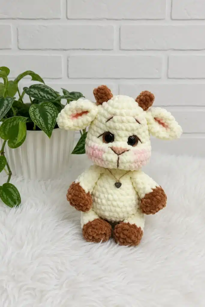 amigurumi goat pattern - featured image