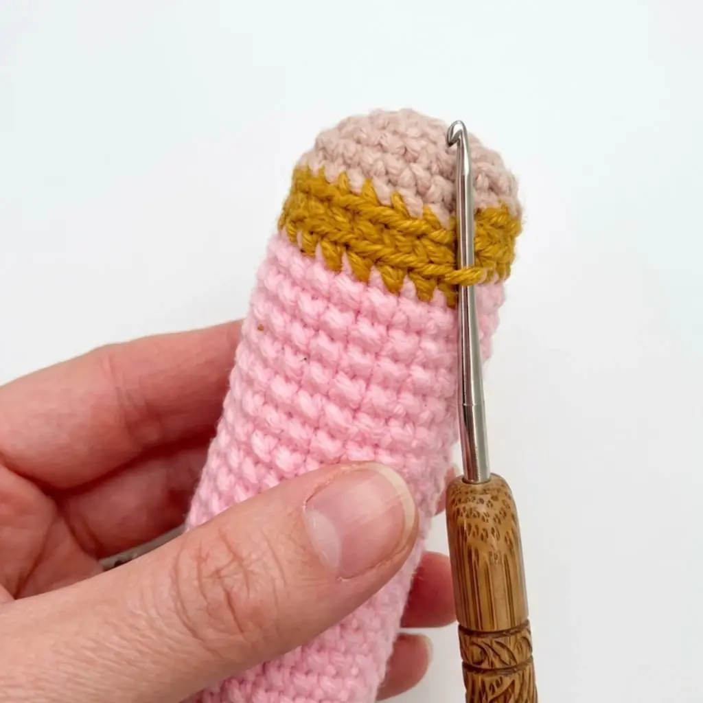 amigurumi pencil toy crochet project crochet project detail 3
