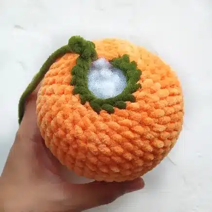 amigurumi pumpkin pattern crochet project crochet project detail 3