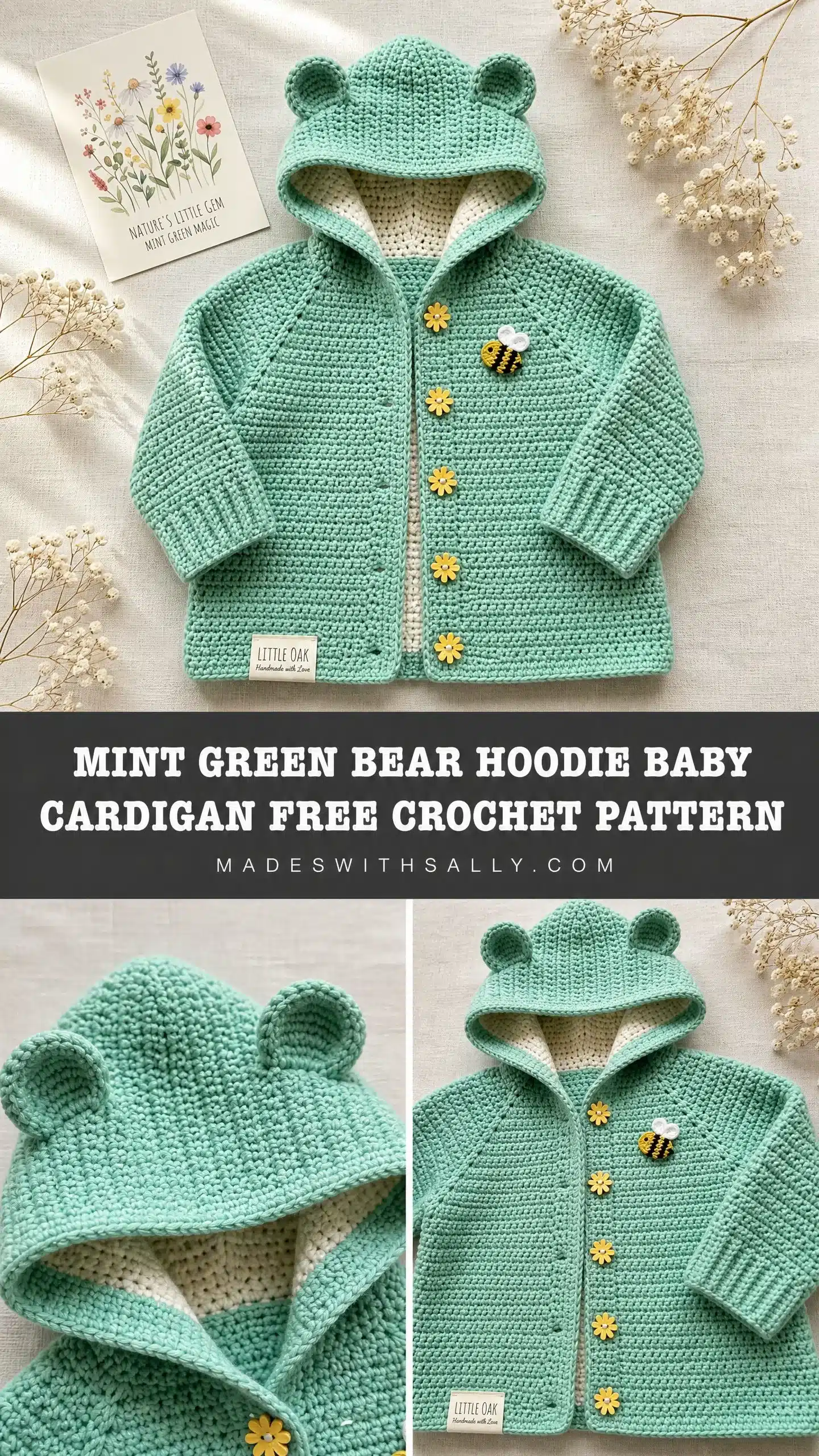 baby cardigan pattern crochet project crochet project detail 1