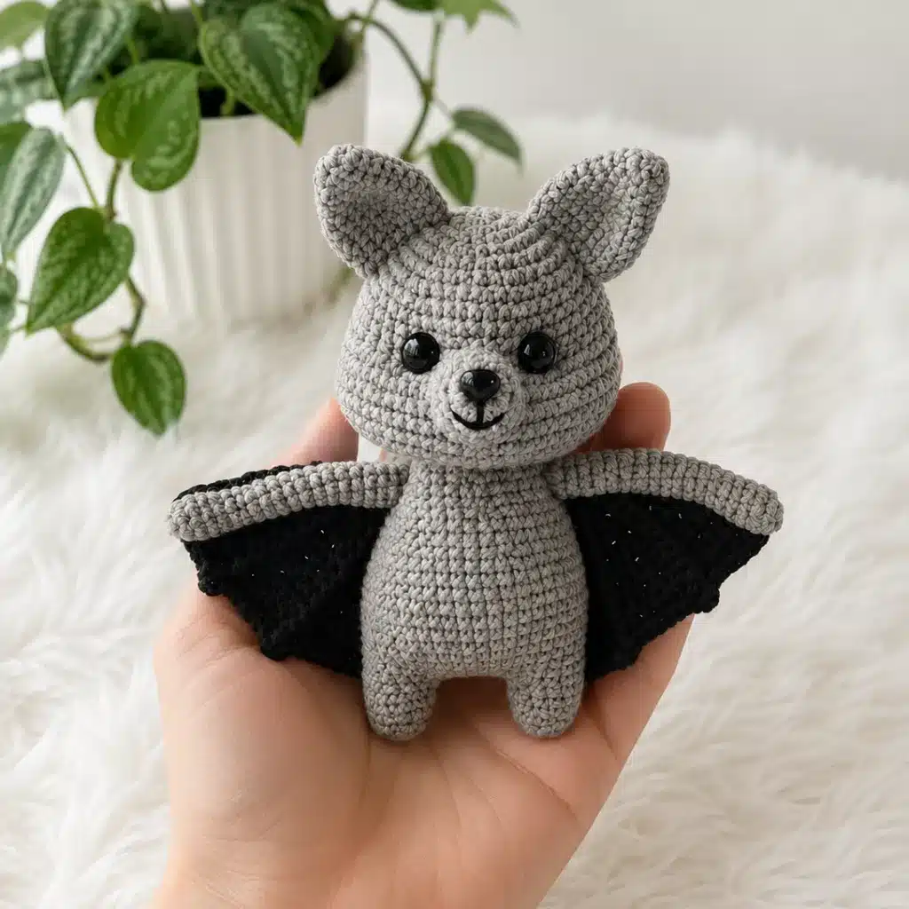 bat and pumpkin crochet set crochet project crochet project detail 1