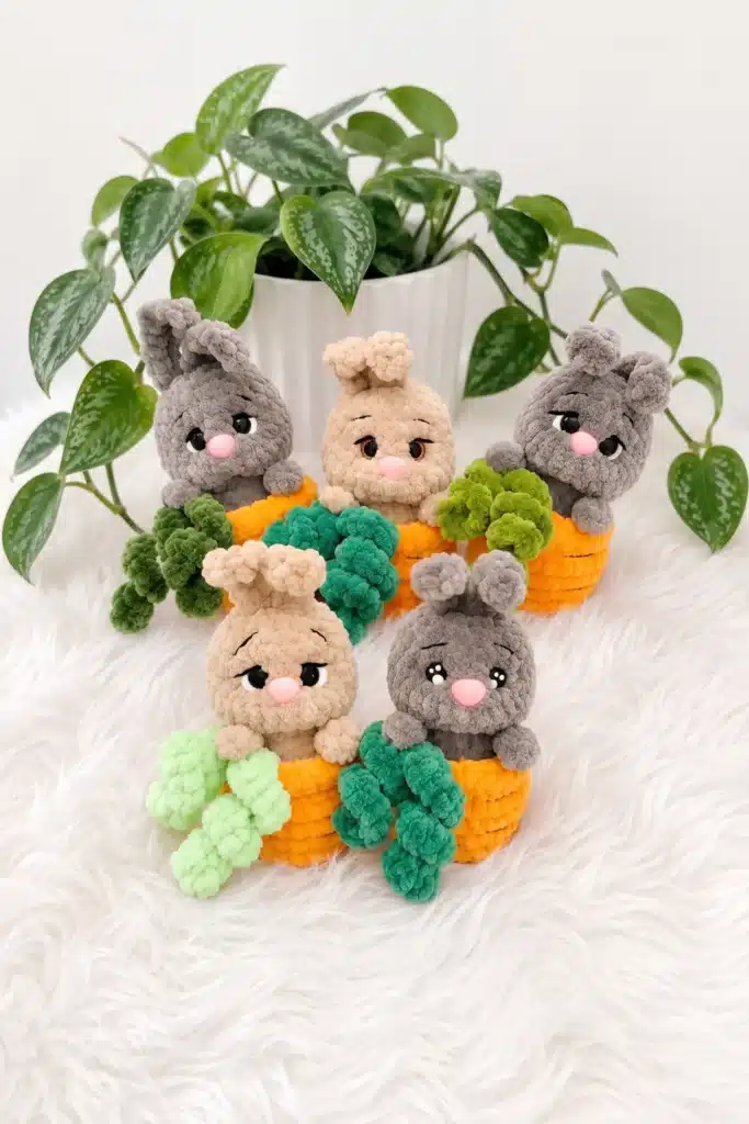 bunny-in-a-carrot amigurumi - featured image