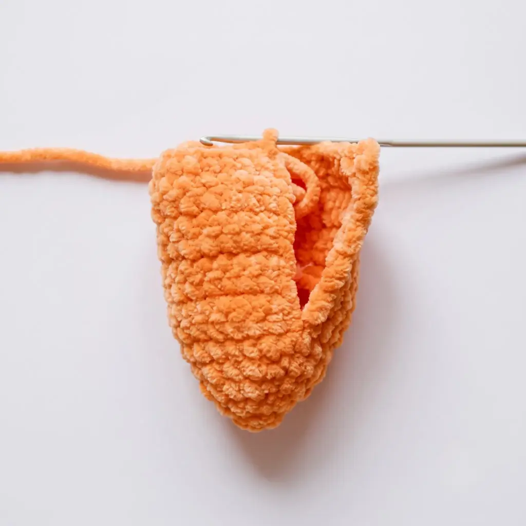 crochet carrot pencil case pattern crochet project crochet project detail 3