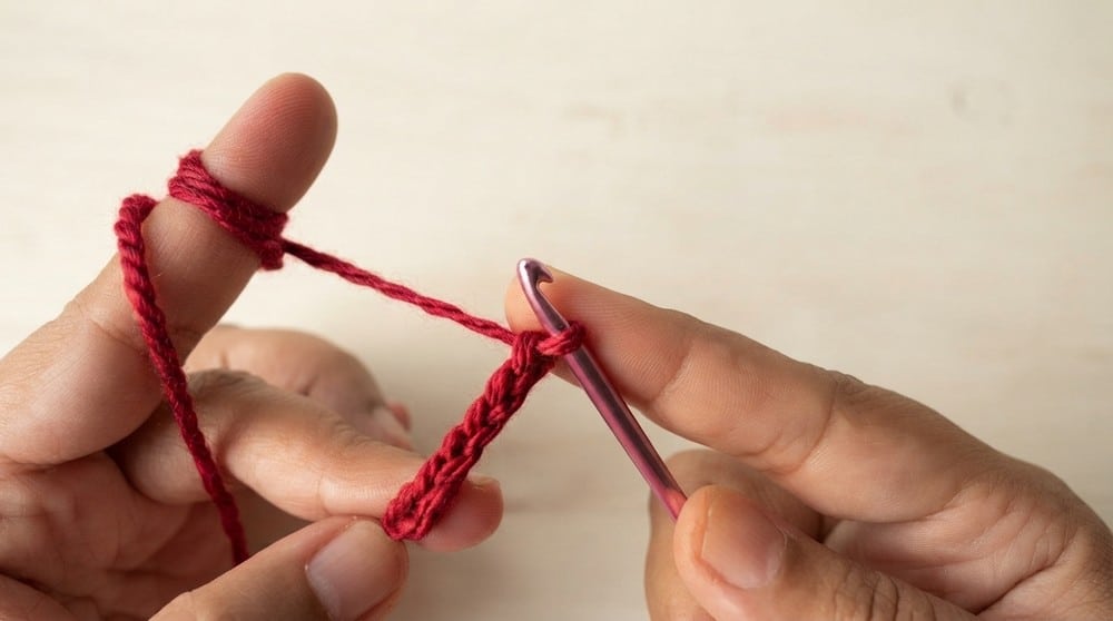 crochet chain stitch crochet project crochet project detail 2