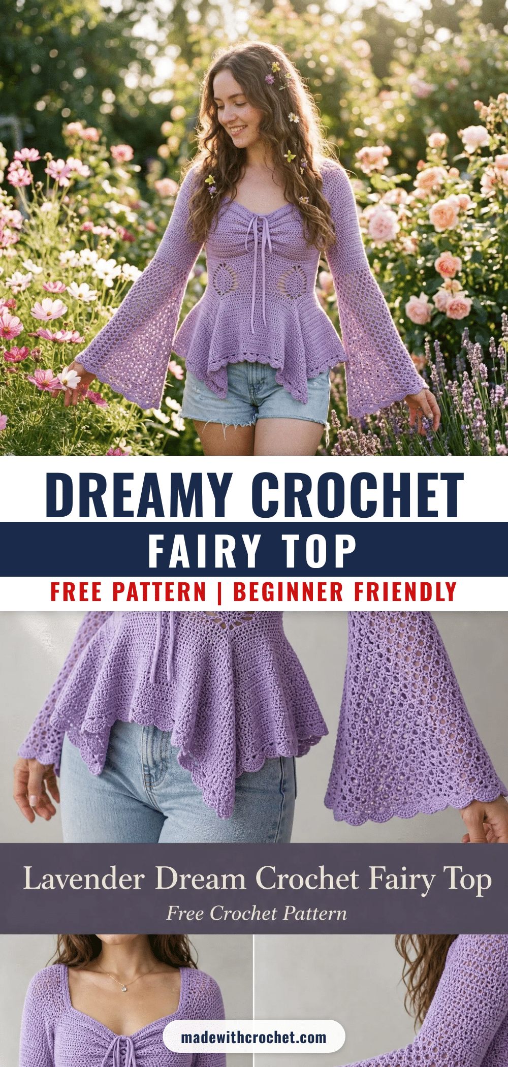 crochet fairy top pattern crochet pattern