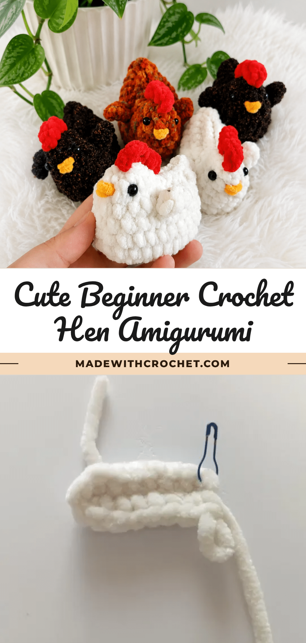 crochet hen amigurumi pattern crochet pattern
