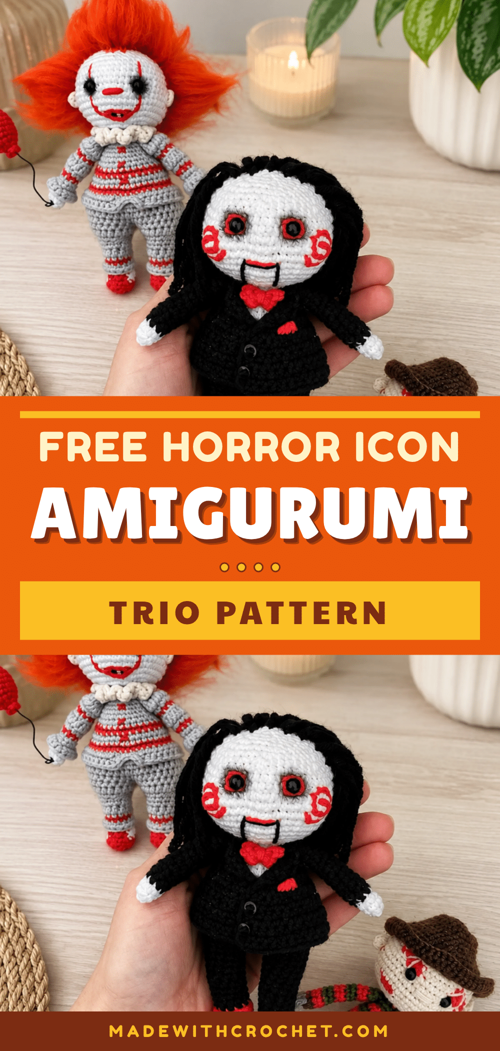 crochet horror amigurumi pattern crochet pattern