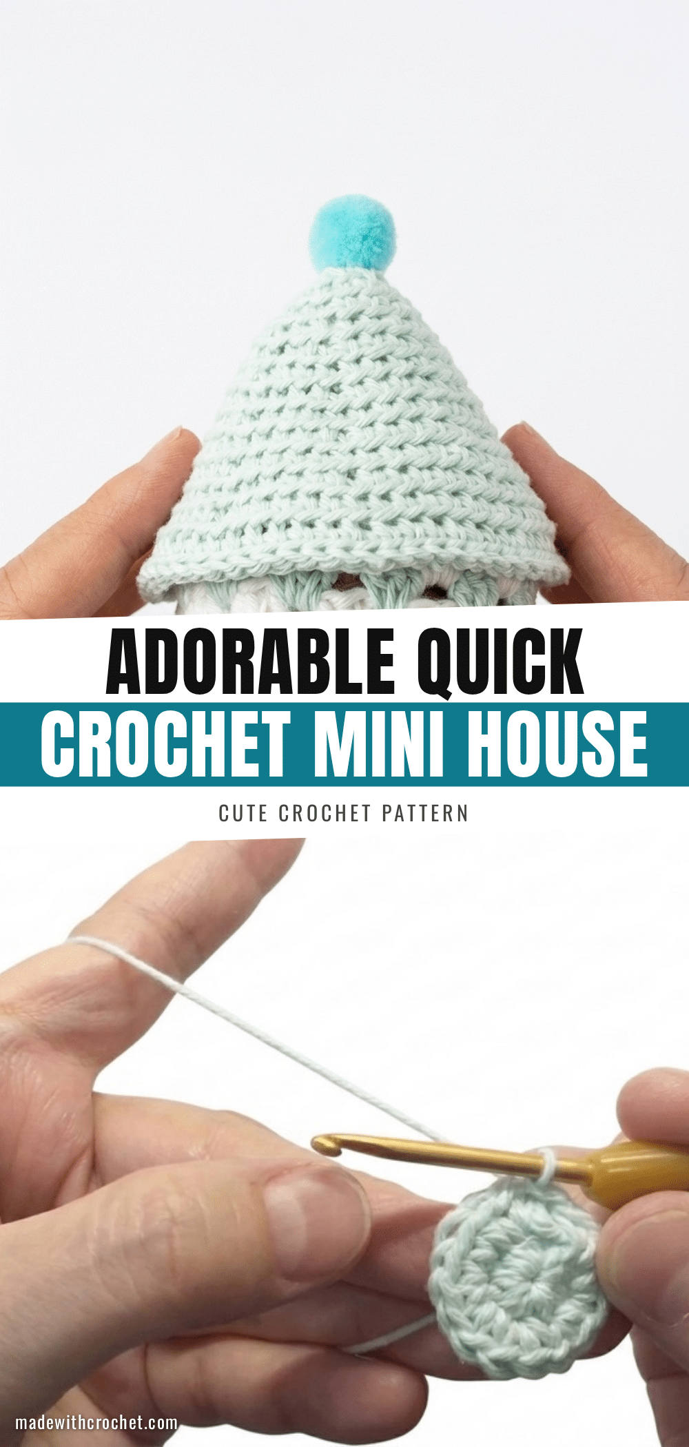 crochet mini house pattern crochet pattern