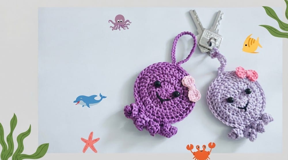 crochet octopus keychain pattern crochet project crochet project detail 2