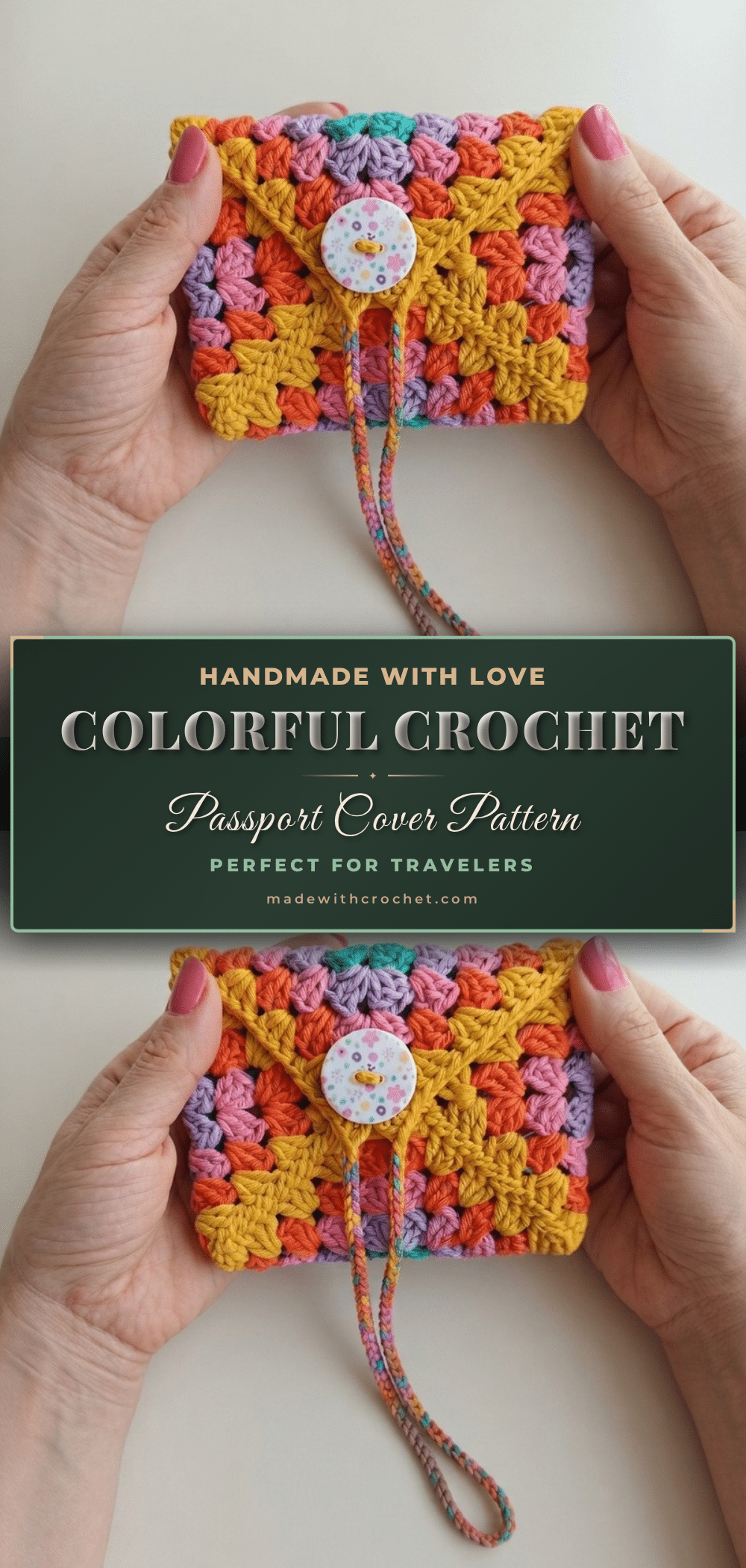 crochet passport cover crochet pattern