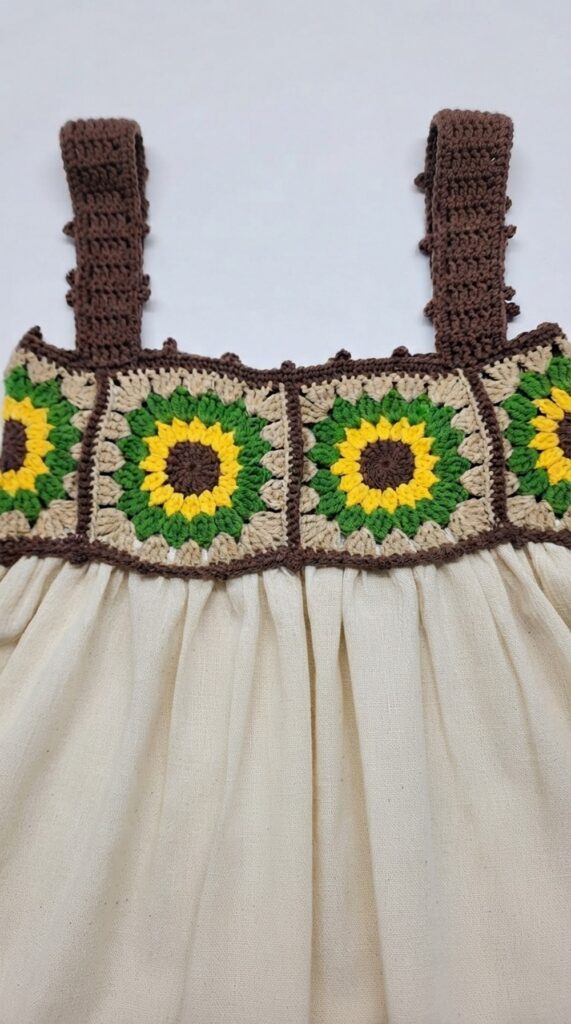 Crochet Sunflower Summer Dress - featured image