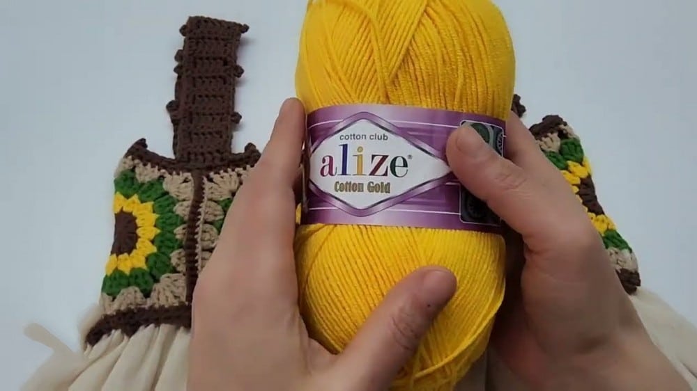 Crochet Sunflower Summer Dress crochet project crochet project detail 2