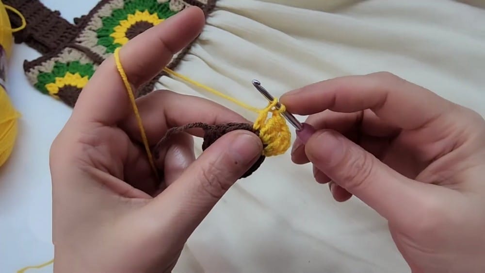 Crochet Sunflower Summer Dress crochet project crochet project detail 3