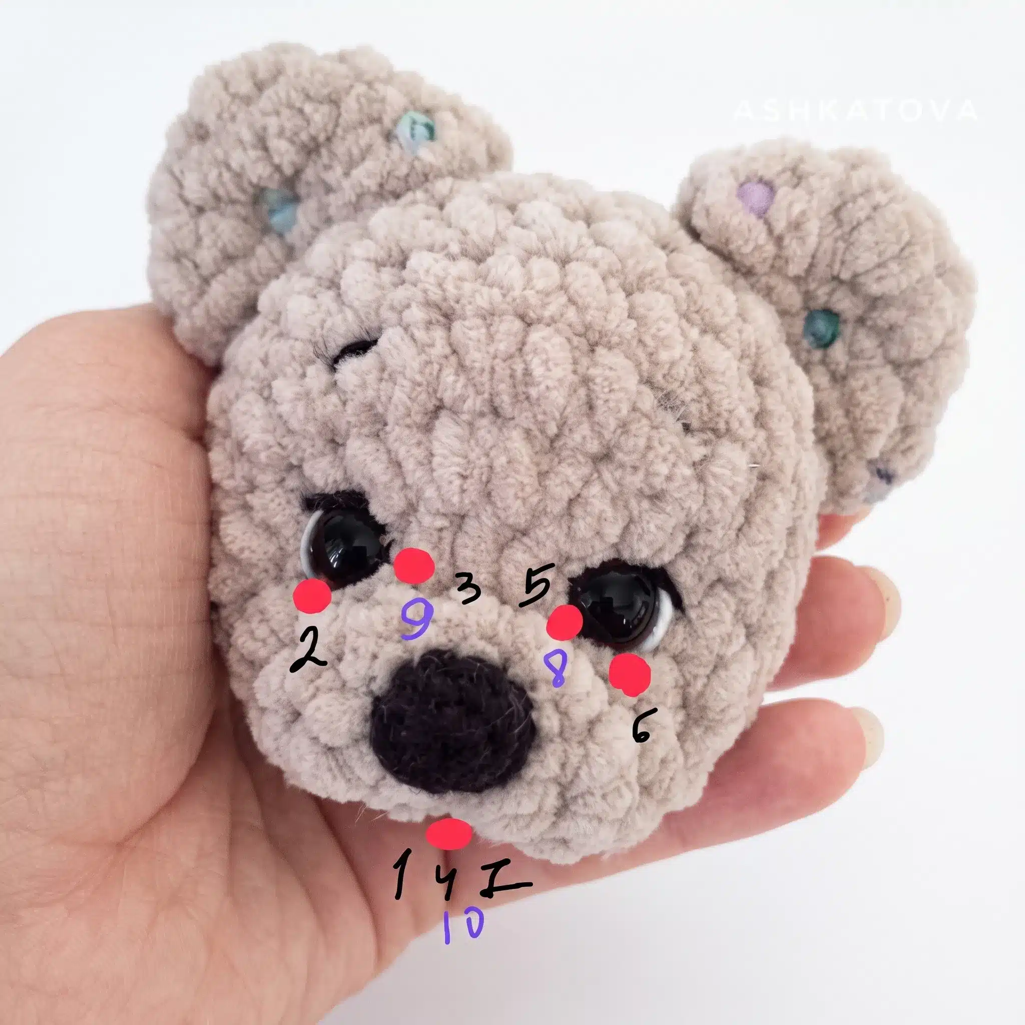 crochet teddy bear amigurumi pattern crochet project crochet project detail 1