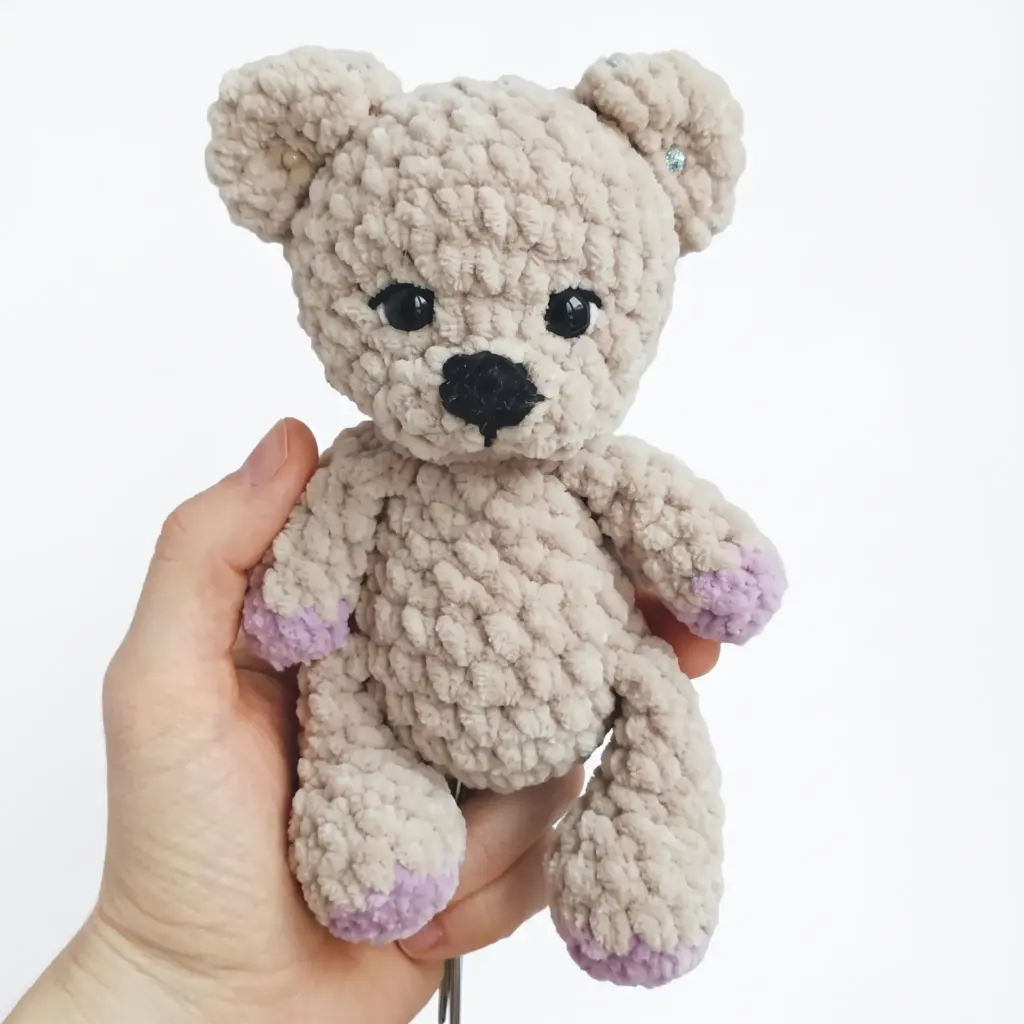 crochet teddy bear amigurumi pattern crochet project crochet project detail 3