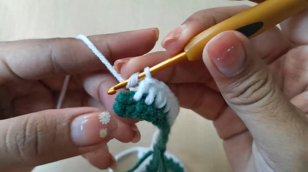crochet watermelon pet collar crochet project crochet project detail 3