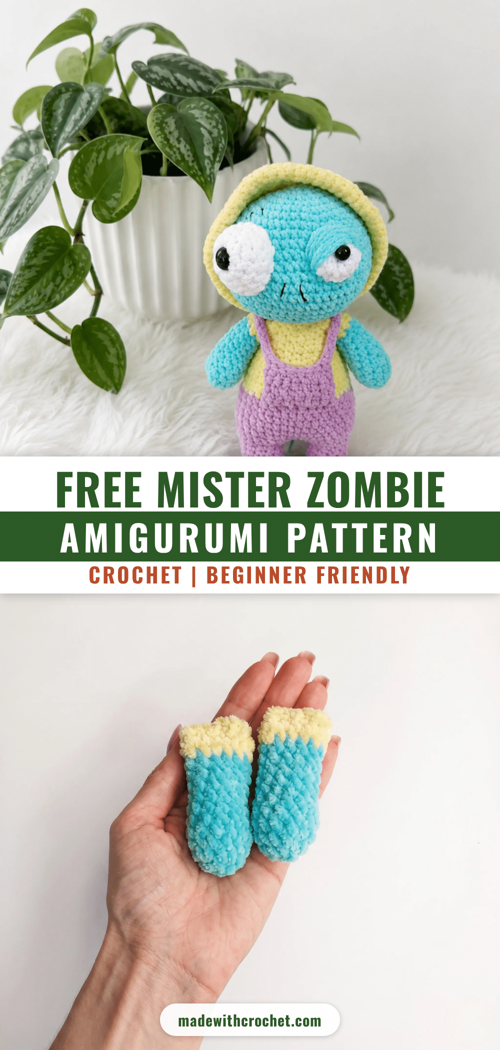 crochet zombie amigurumi pattern crochet pattern