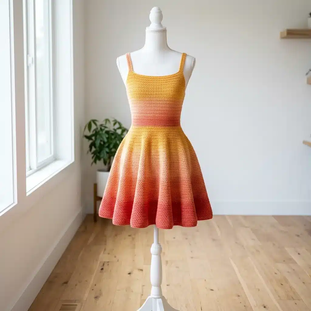 easy crochet dress - featured image