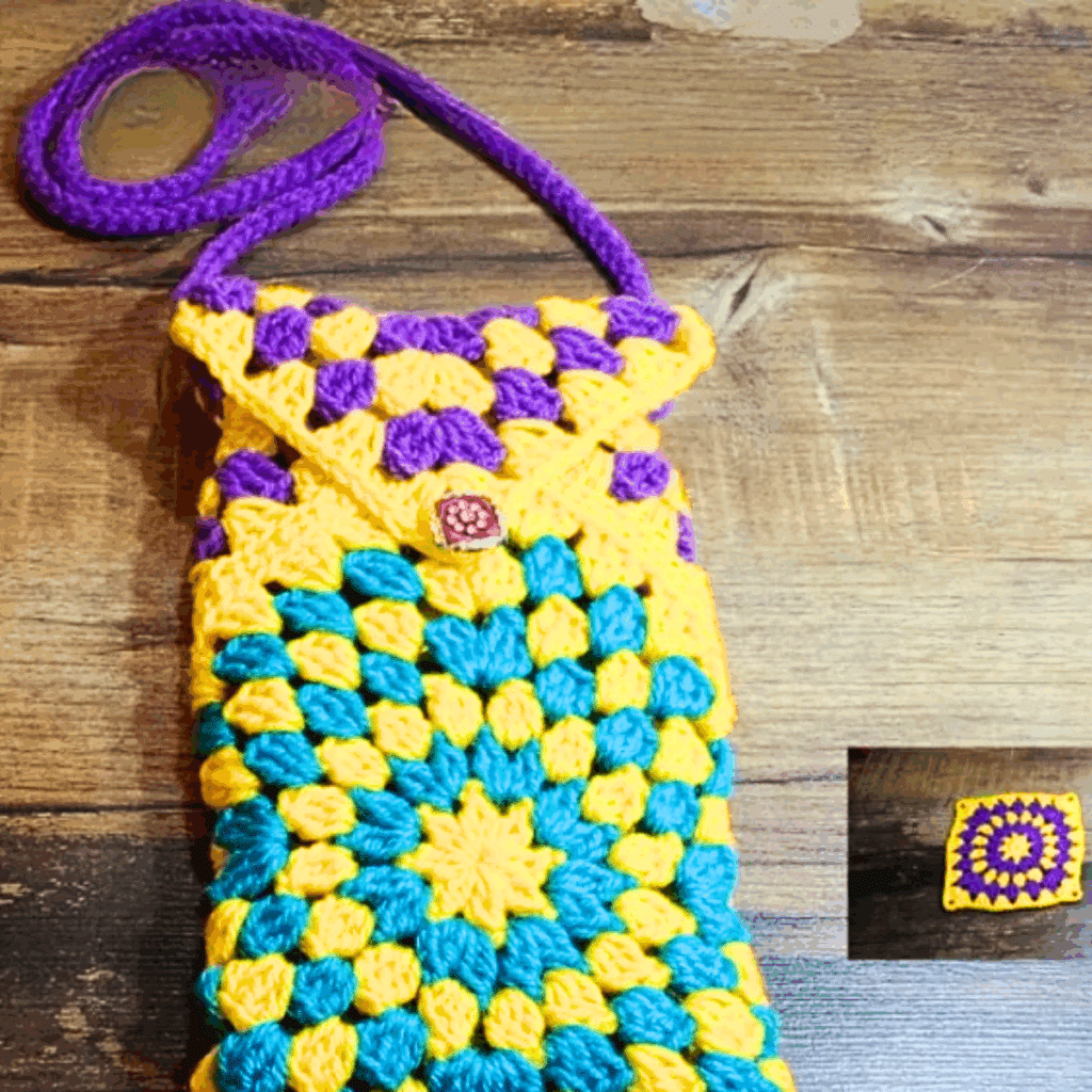 granny square phone cover - featured image