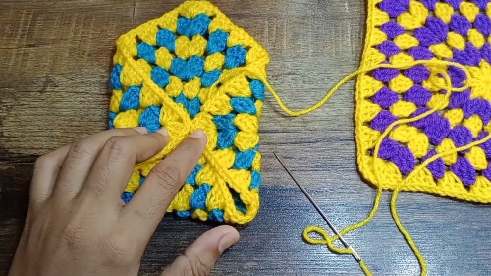 granny square phone cover crochet project crochet project detail 3
