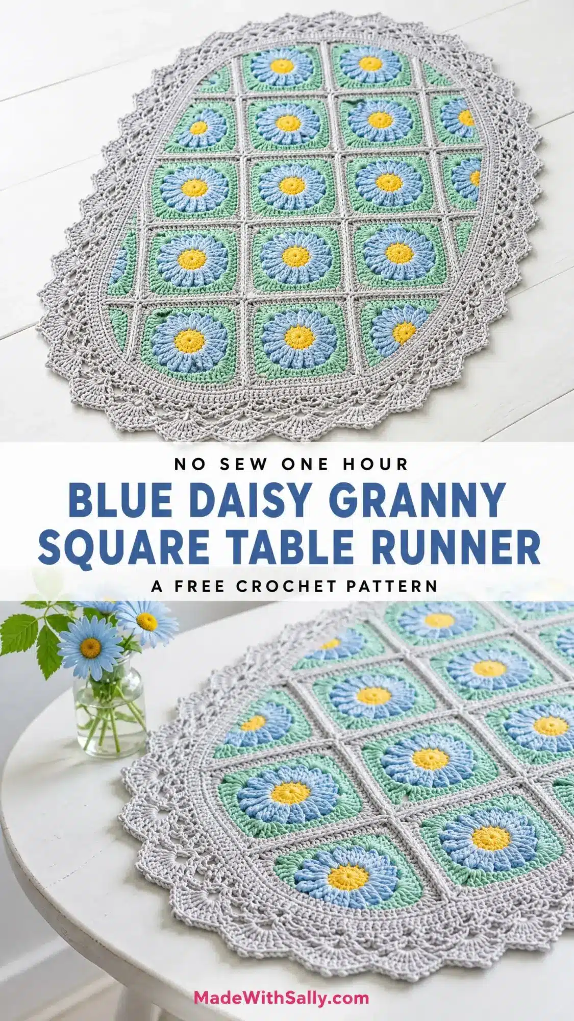 granny square table runner pattern crochet project crochet project detail 1