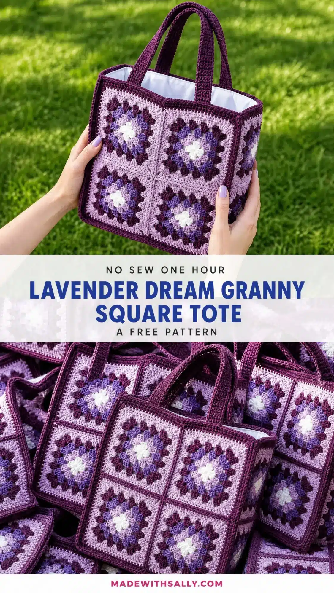 granny square tote bag pattern crochet project crochet project detail 1