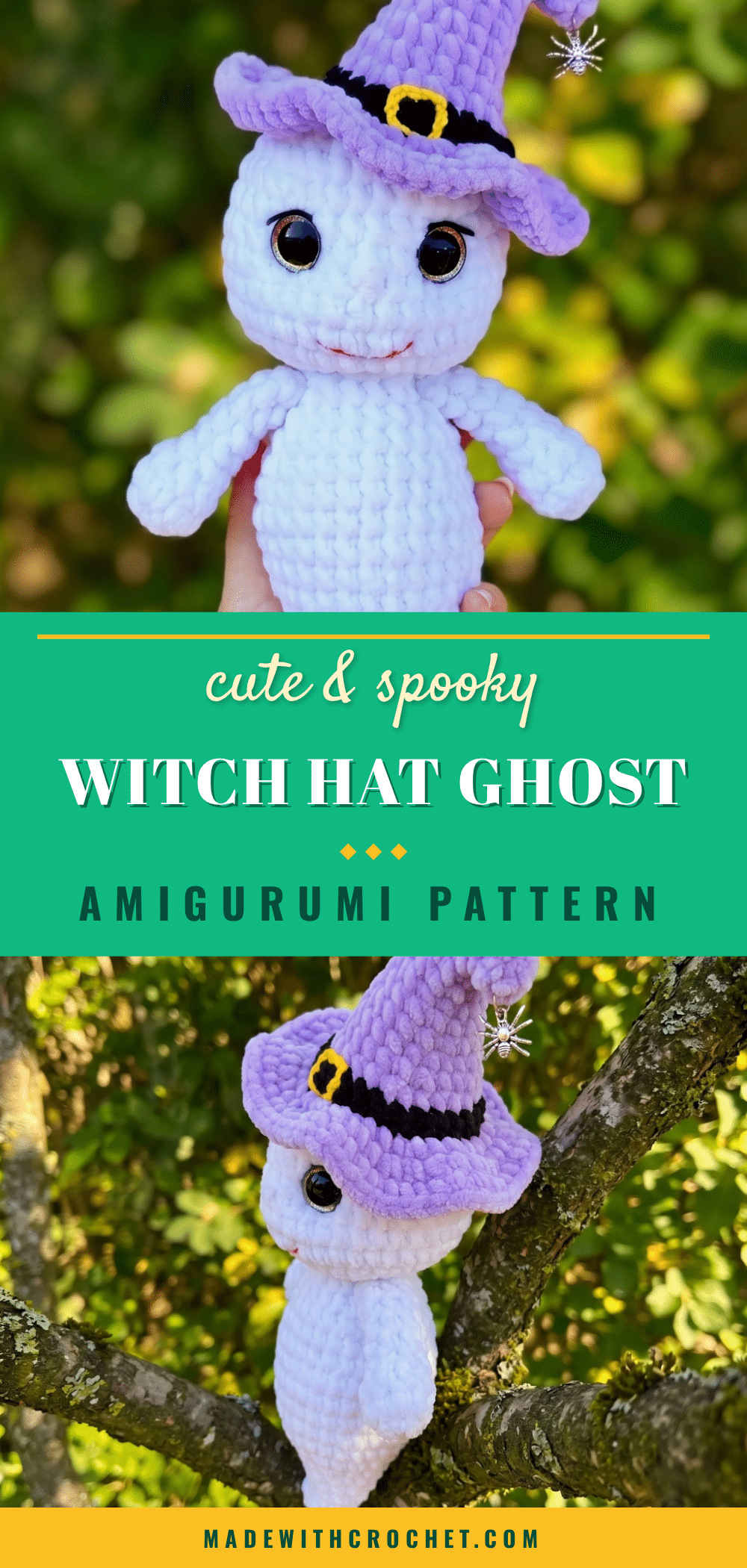 halloween ghost amigurumi pattern crochet pattern