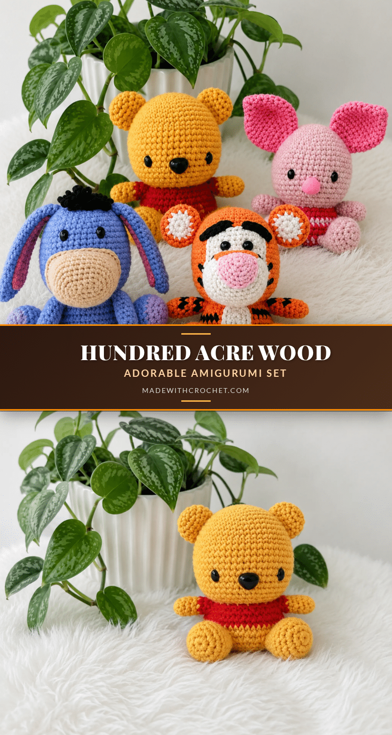 Hundred Acre Wood Amigurumi crochet pattern