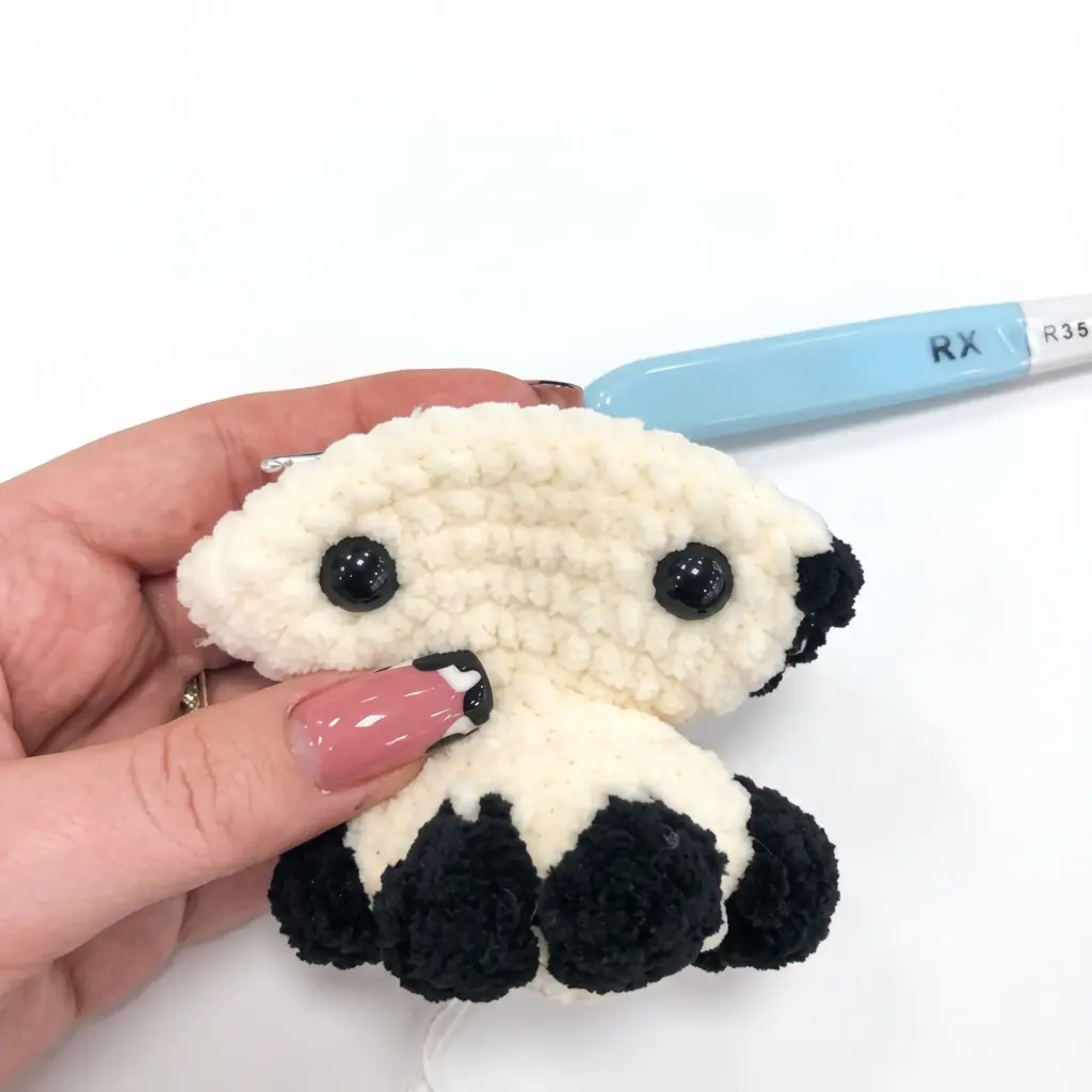 little plush cow amigurumi pattern crochet project crochet project detail 1