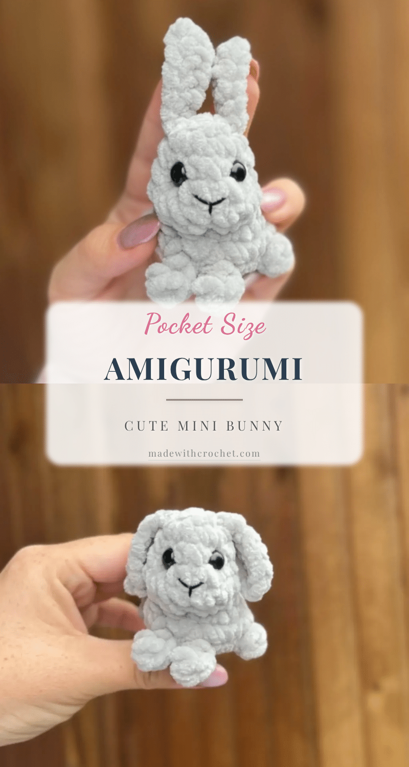 mini amigurumi bunny crochet pattern