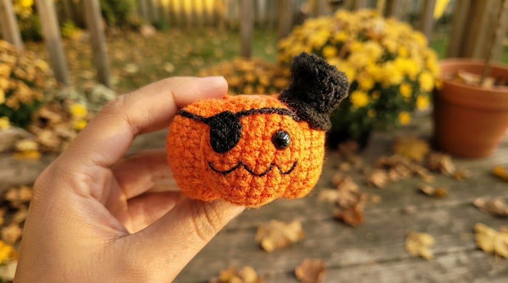 mini crochet pumpkin pattern crochet project crochet project detail 1