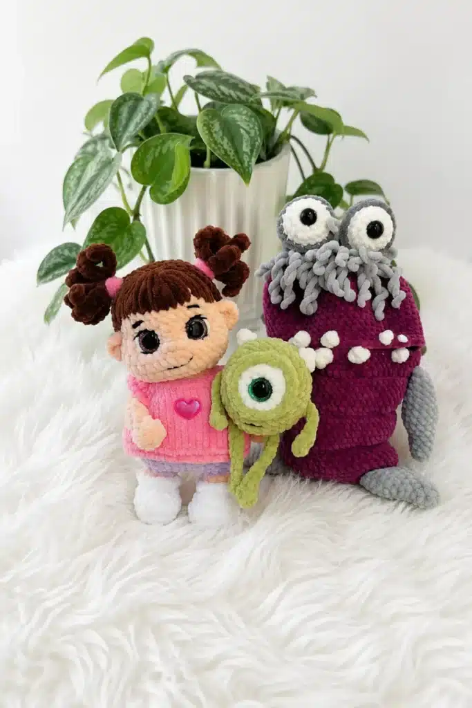 monster costume doll amigurumi - featured image