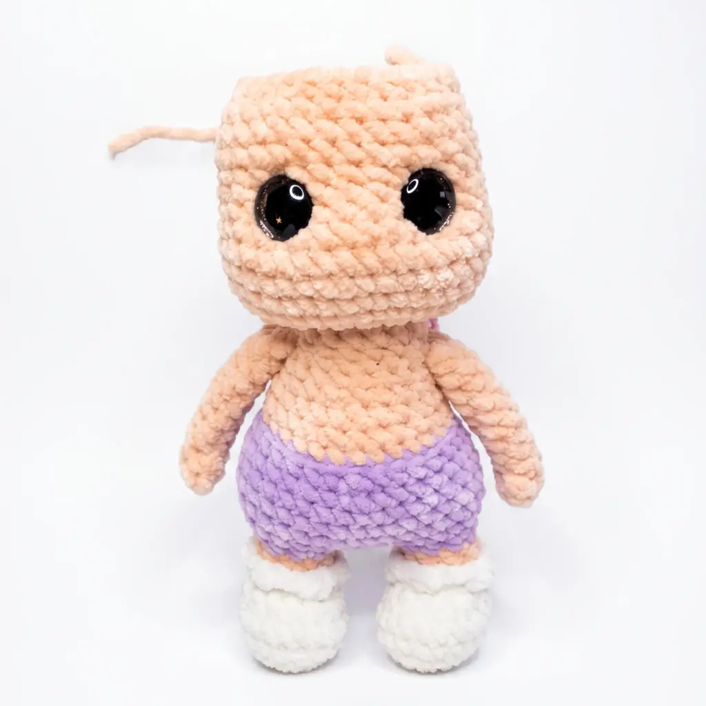 monster costume doll amigurumi crochet project crochet project detail 3