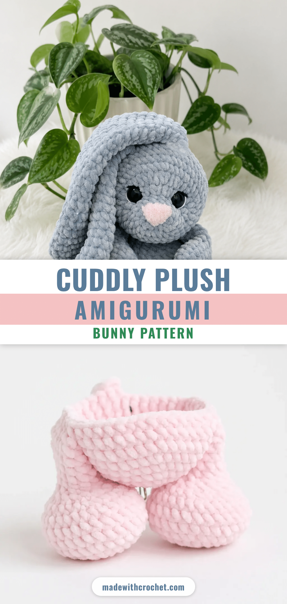 plush amigurumi bunny crochet pattern