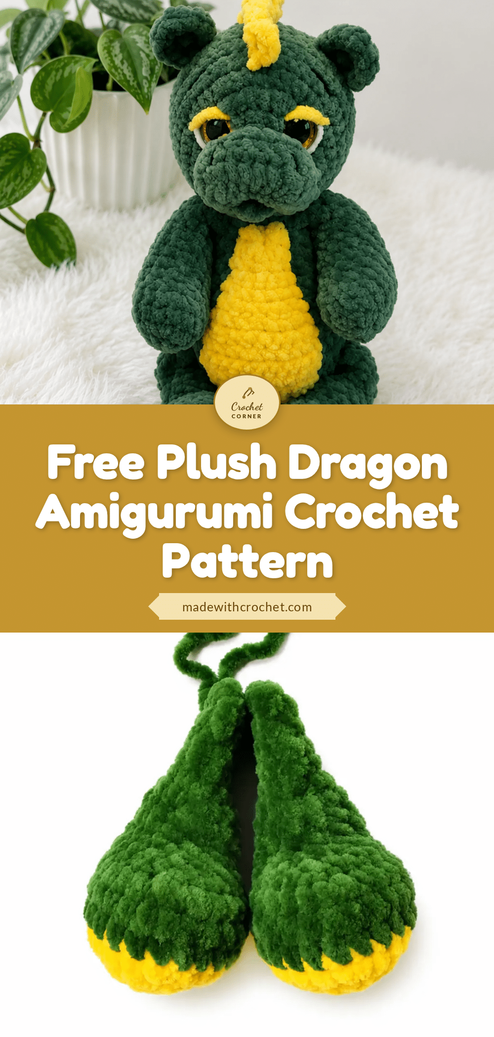 plush dragon amigurumi free crochet pattern crochet pattern