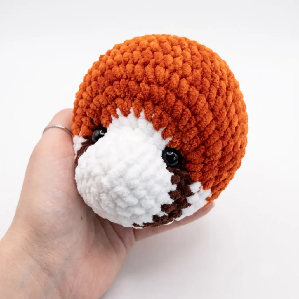 red panda amigurumi pattern crochet project crochet project detail 2