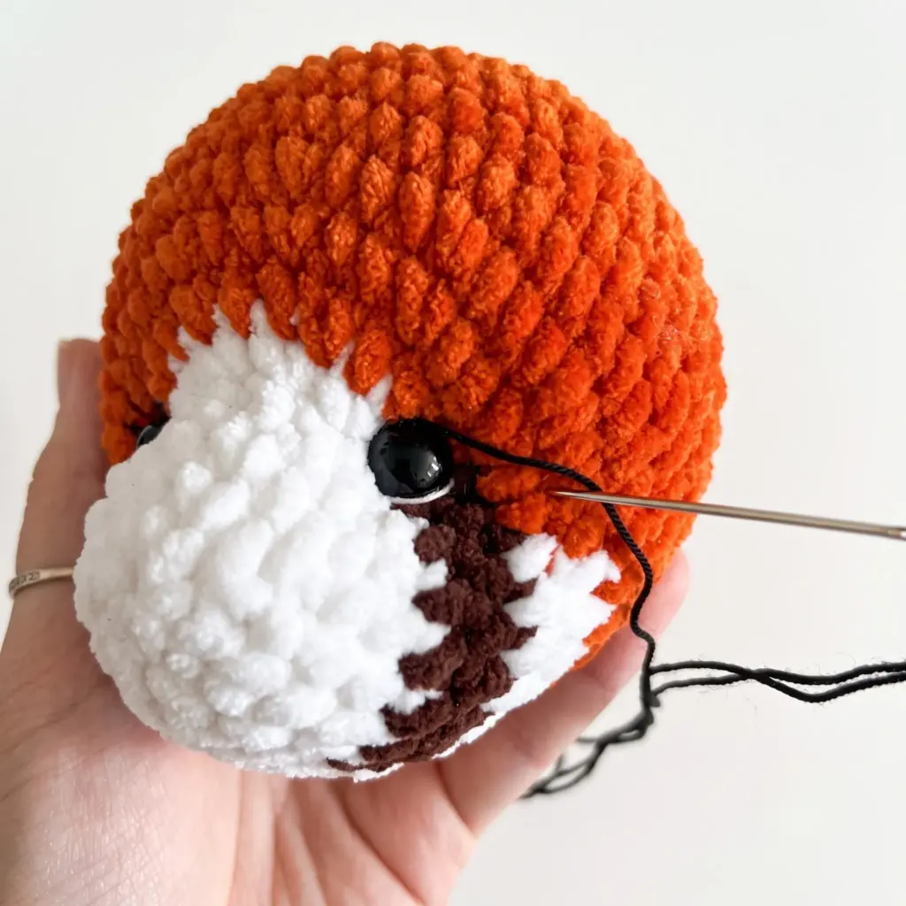 red panda amigurumi pattern crochet project crochet project detail 3