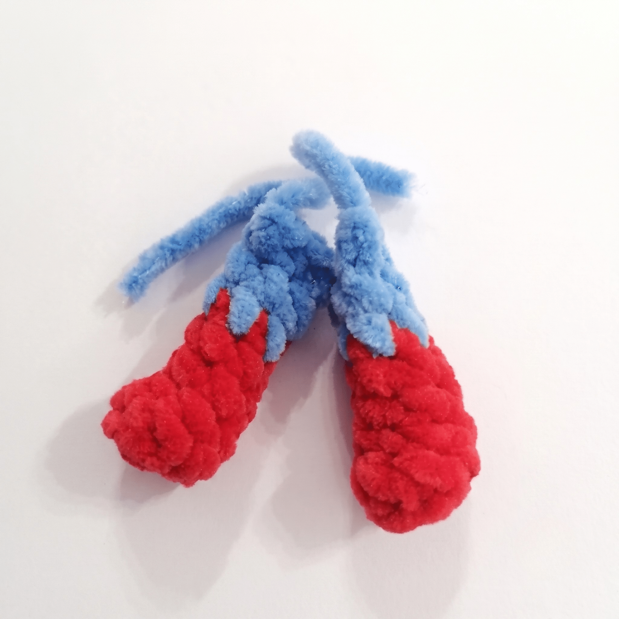 Spider-Man amigurumi keychain crochet project crochet project detail 2