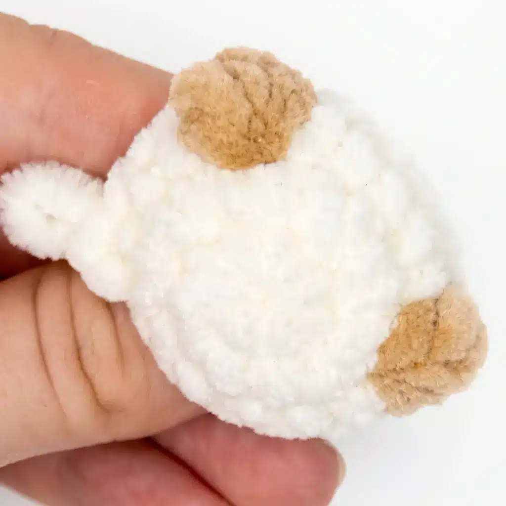 Valentine Lamb Amigurumi crochet project crochet project detail 2