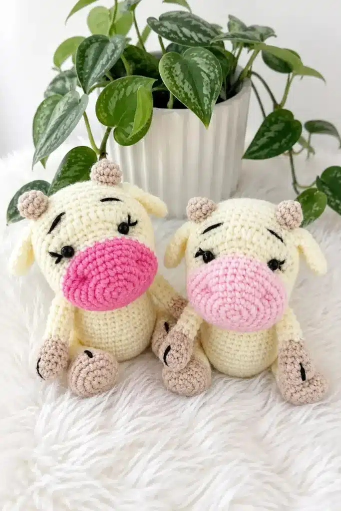 amigurumi bull crochet pattern - featured image