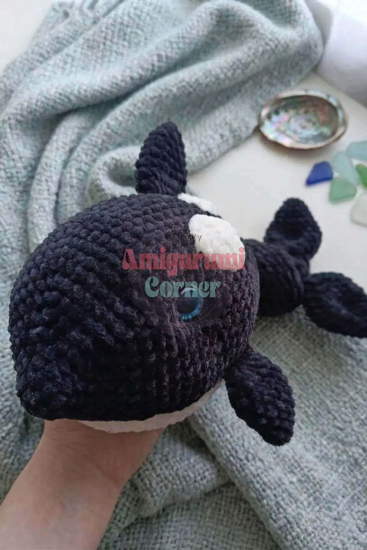 baby shark amigurumi crochet project crochet project detail 10
