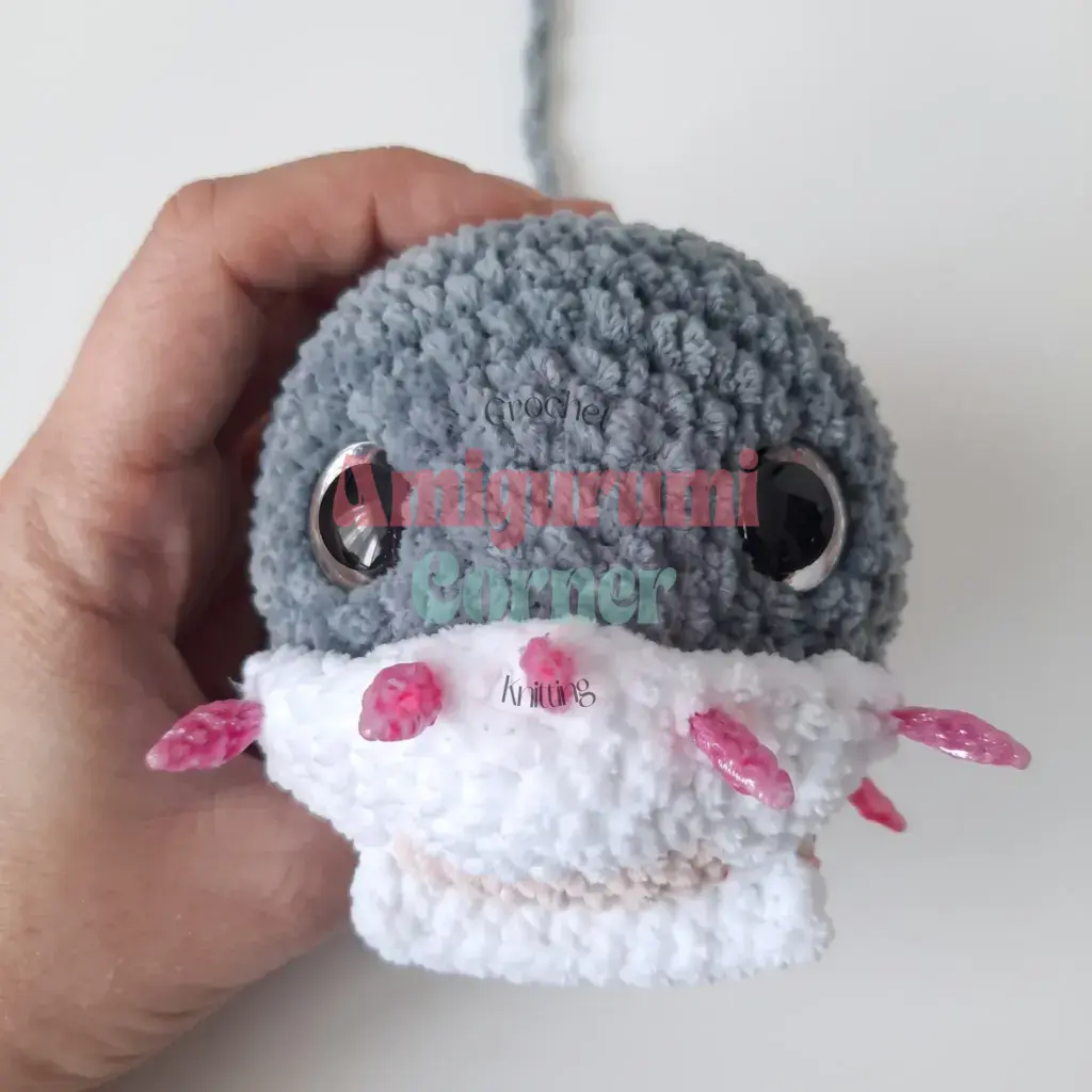 baby shark amigurumi crochet project crochet project detail 5