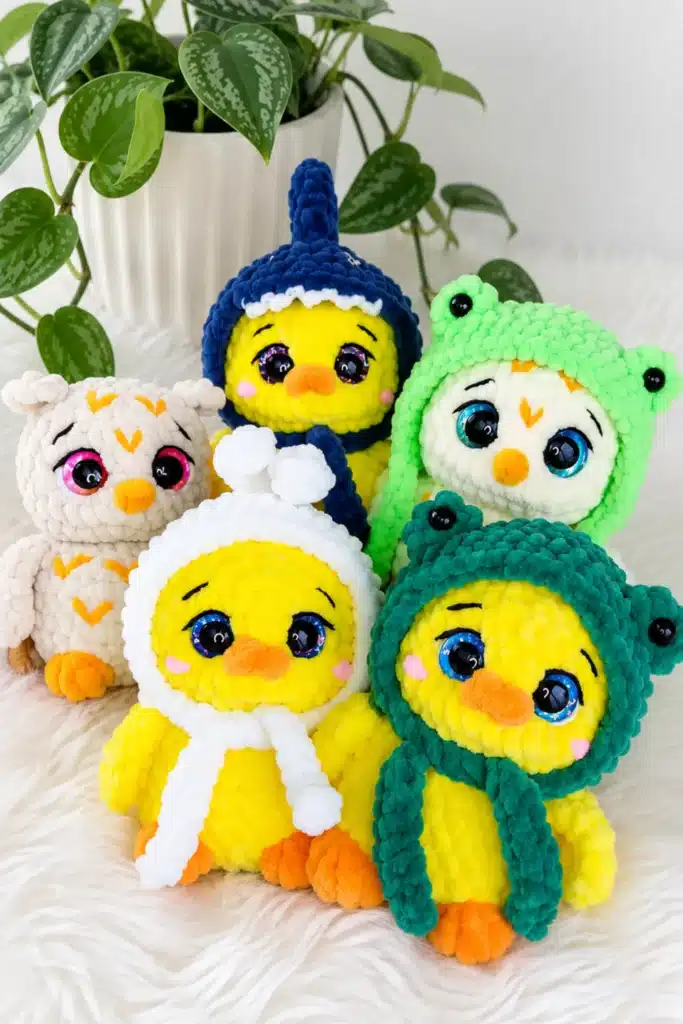 chick and owl amigurumi - featured image