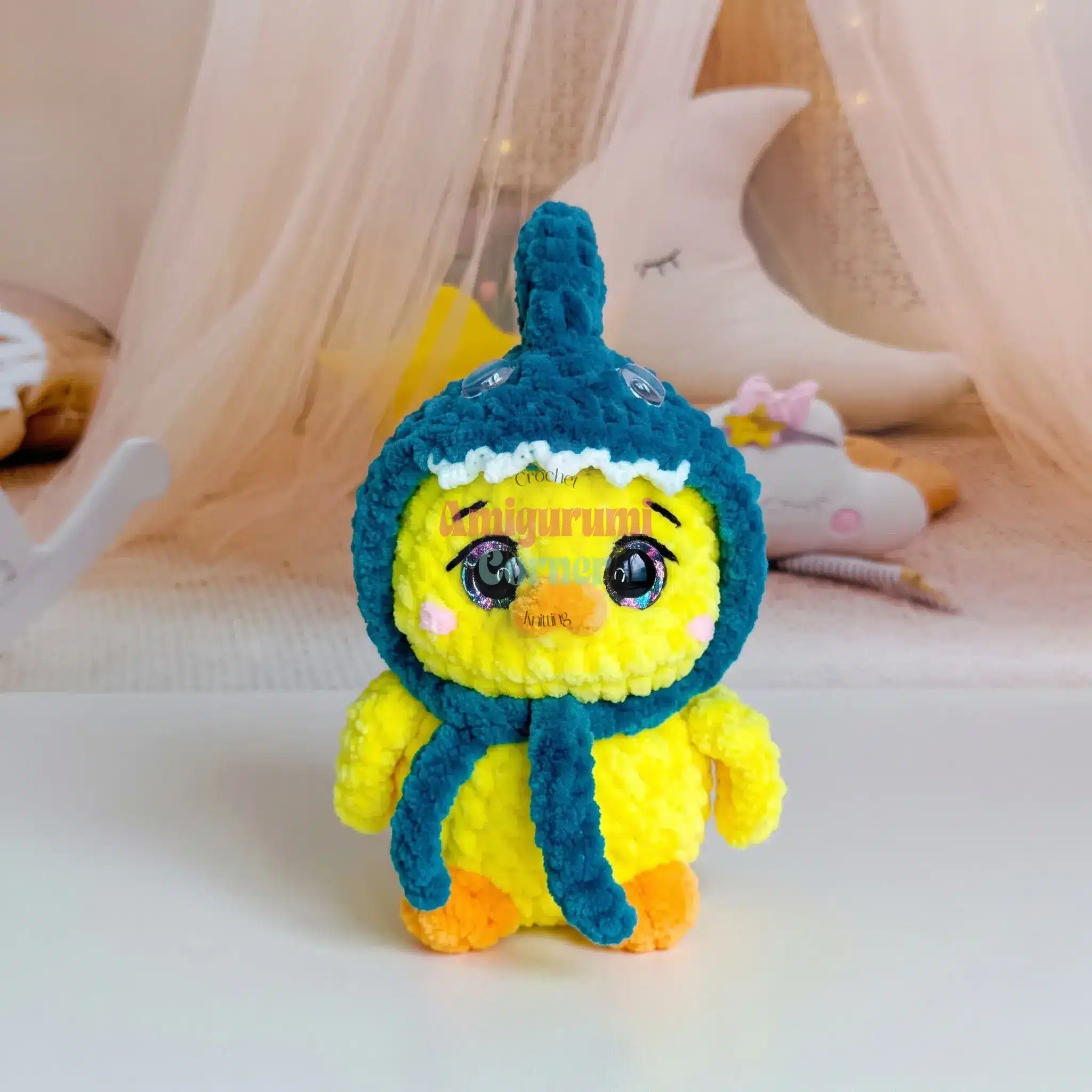 chick and owl amigurumi crochet project crochet project detail 10