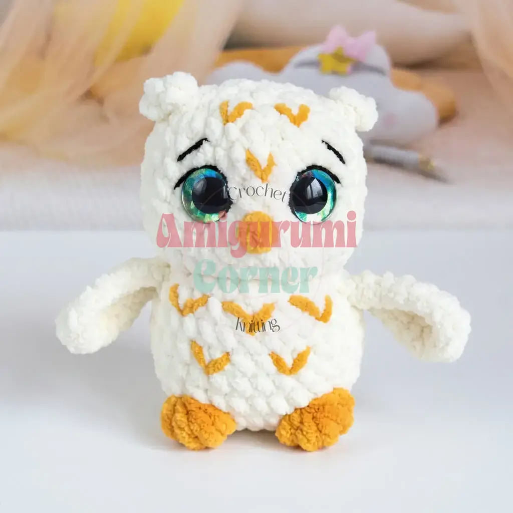 chick and owl amigurumi crochet project crochet project detail 3