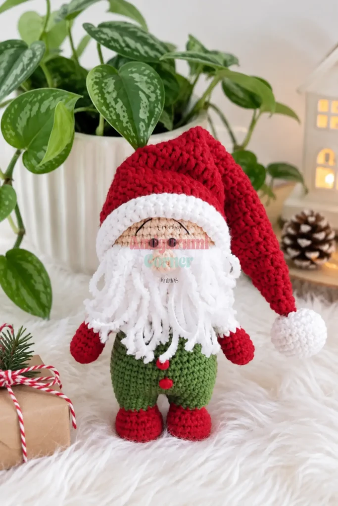 Christmas Gnome Amigurumi - featured image