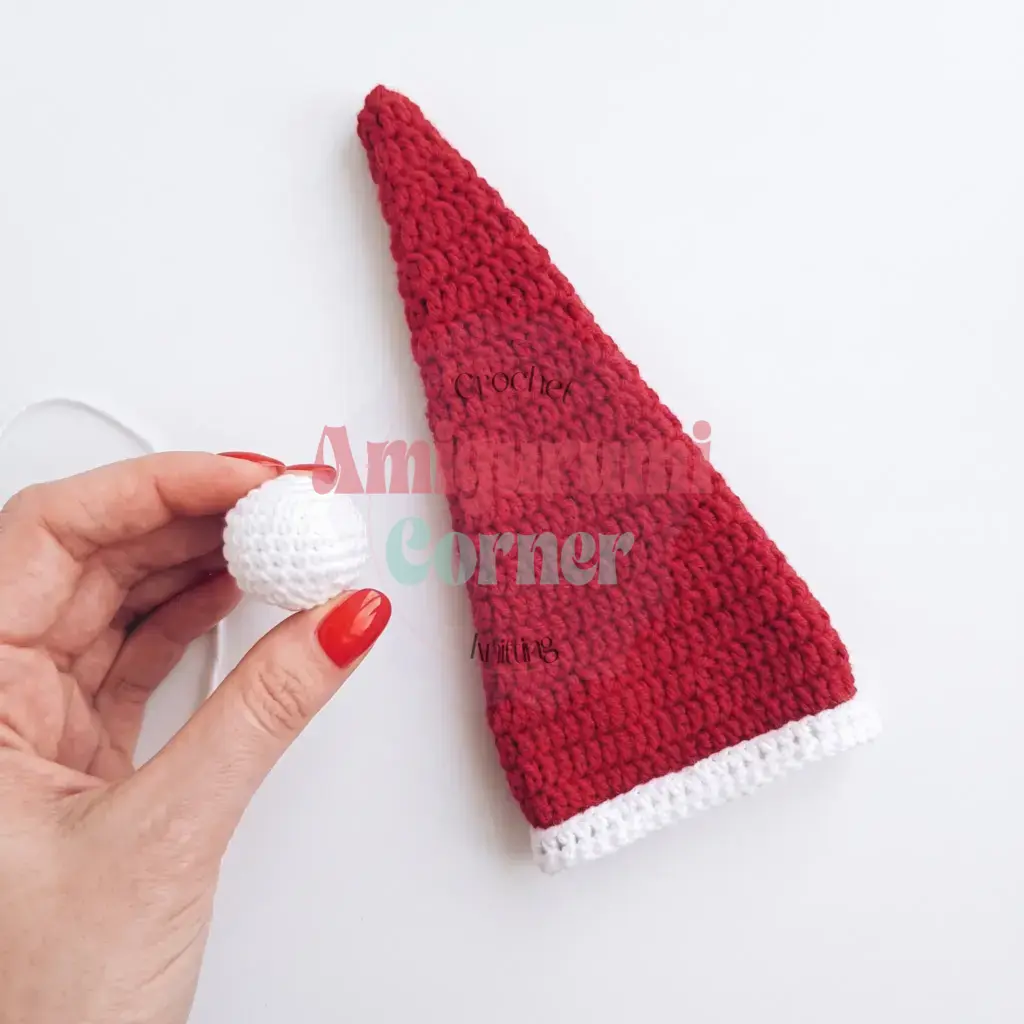Christmas Gnome Amigurumi crochet project crochet project detail 14