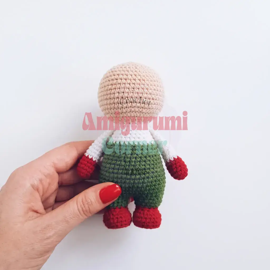 Christmas Gnome Amigurumi crochet project crochet project detail 2