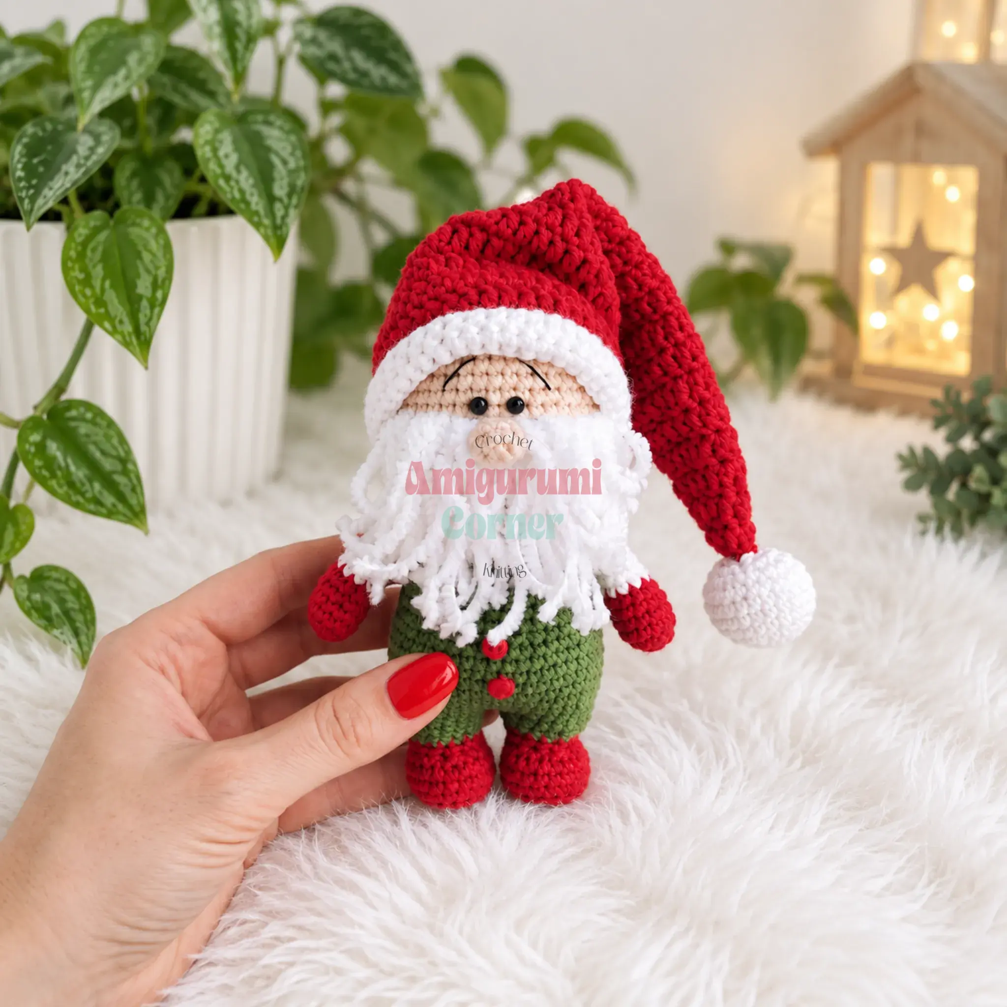 Christmas Gnome Amigurumi crochet project crochet project detail 6